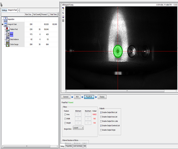 飛輪鑽孔對位辨識