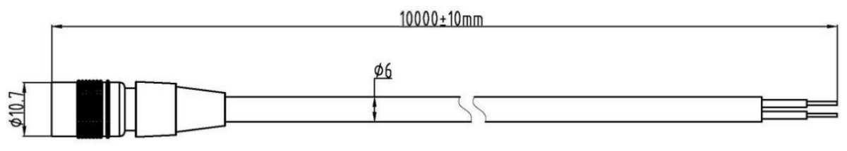 IKPD-1205-H06-SA10-F (CameraLink相機電源線)